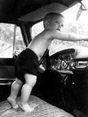 Driving down highway